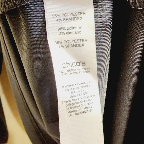 Easy Wear by CHICO'S gray three quarter Sleeves blouse NWT size 2 - Picture 9 of 10